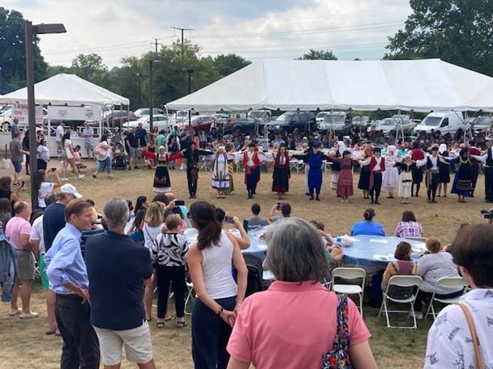 Blumenthal attended the Odyssey Festival and the Goshen, Woodstock and Haddam Neck Fairs